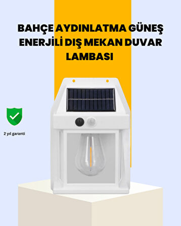 Sensörlü Solar Led Dış Duvar Aydınlatma