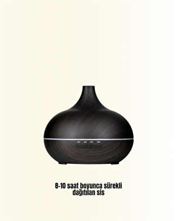 550 ml Ultrasonik Yağ Difüzörü ve Soğuk Buhar Nemlendirici