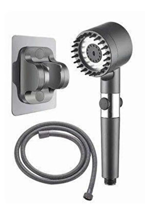 Yüksek Performanslı Masaj Etkili Su Tasarruflu Duş Başlığı Krom Kaplama Uzun Ömürlü