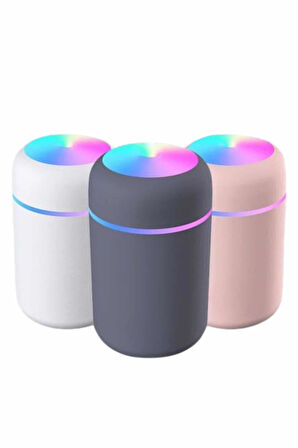 Humidifier LED Işıklı Mini Ortam Oda Kokusu Aromaterapi Buhardanlık