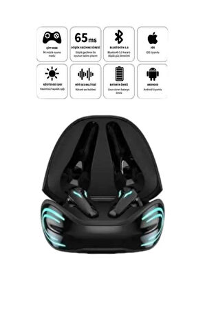 Android ve İOS Uyumlu Bluetooth Kulaklık Gaming Kulaklık Mini
