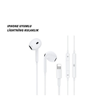 iPhone 14 ve altındaki modellerle uyumlu Kablolu kulaklık