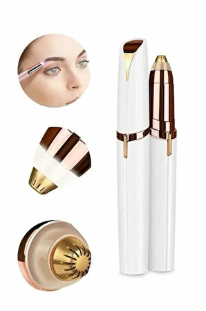 Kaş Bıyık Tüy Epilasyon Aleti Pilli Yüz Kaş Epilatör Kıl Tüy Alma Epilasyon