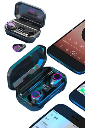 Yeni Nesil Bluetooth Kulaklık Uzun Pil Ömrü El Fenerli Dijital Şarj Göstergeli