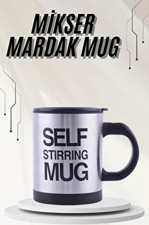 Karıştırıcı Özellikli Mikser Kupa Bardak Termos Bardak