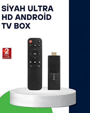 4K Ultra HD Android TV Stick – Tak Çalıştır Akıllı TV Cihazı