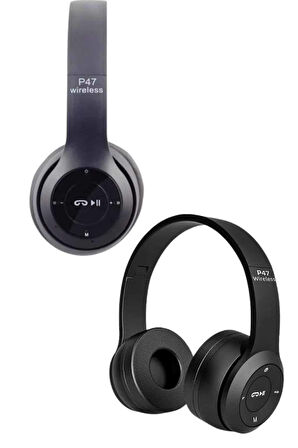 Kulak Üstü Bluetooth Kulaklık Yüksek Ses Kaliteli Ayarlanabilir