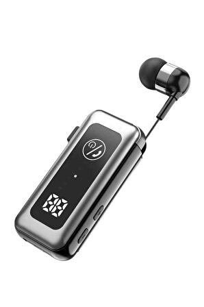 Makaralı Kulaklık SD Kart Girişli Dijital Göstergeli Kablolu Bluetooth Kulaklık