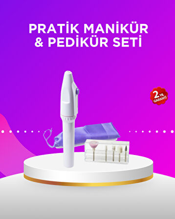 Elektrikli Manikür ve Pedikür Matkap Seti – Ayarlanabilir Hız, Ergonomik ve Sessiz