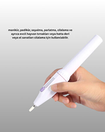 Profesyonel Elektrikli Tırnak Bakım Matkap Seti – Düşük Gürültü ve Taşınabilir Tasarım