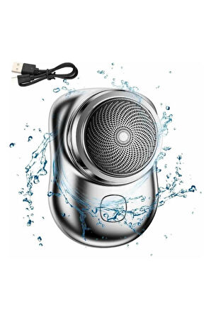 Mini Sıfır Sakal Yanak Tıraş Makinesi USB Şarjlı Sıfır Sakal Taşınabilir Korumalı