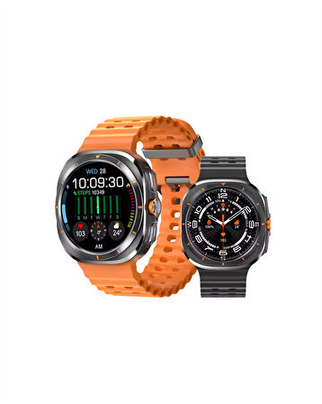 Mikrofon ve Hoparlörlü Akıllı Saat | Takvim, Titreşim, Kronometre Özellikli