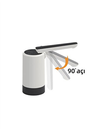 Damacana Üstü Akıllı Su Pompası | 3 Damacana Kullanım | 4W Güç | Micro USB Şarjlı | Katlanabilir & Taşınabilir