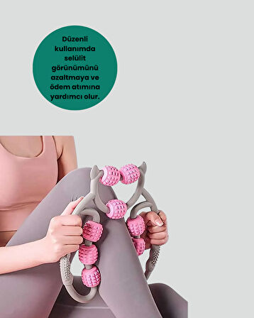 Dayanıklı Plastik Kas Masaj Rulosu Selülit Karşıtı