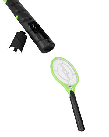 Taşınabilir Elektronik Sinek Swatter – Kimyasal İçermeyen, Ergonomik Tasarım