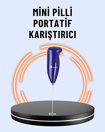 Portatif Kahve Köpürtücü – Latte, Cappuccino, Milkshake ve Puding Yapıcı