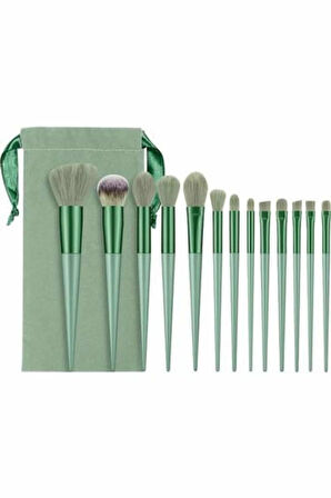 13 Parça Makyaj Fırça Seti Far Kontür Aydnlatıcı Fırçası İz Bırakmaz Hafif ve Yumuşak