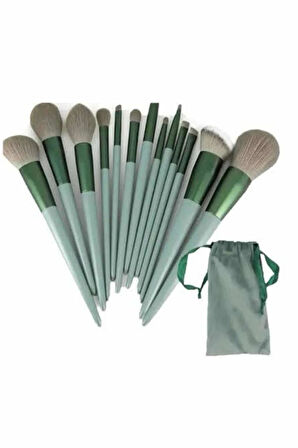 13 Parça Makyaj Fırça Seti Far Kontür Aydnlatıcı Fırçası İz Bırakmaz Hafif ve Yumuşak