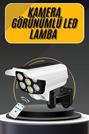 LED Lamba-Güneş Paneli Destekli Uzaktan Kumandalı Solar LED Lamba