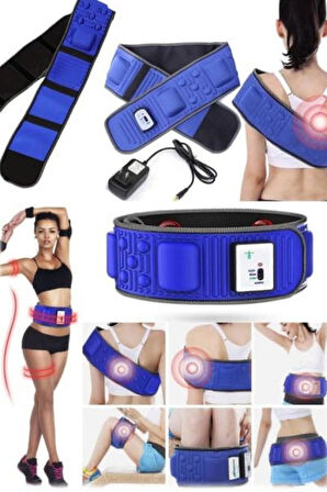 Titreşimli Kas Gevşetici Masaj Kemeri Zayıflama Aleti Bel Bölge Sırt Masaj Aleti