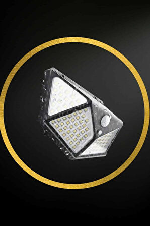 Bahçe Lambası Bahçe Aydınlatma Sensörlü Suya Dayanıklı 100 Led