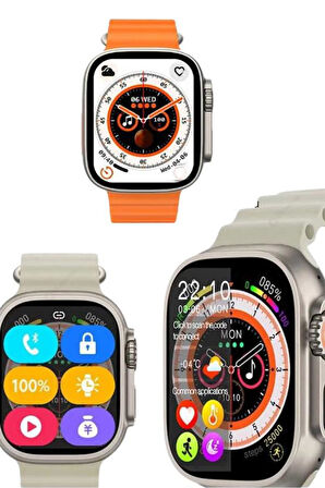 Akıllı Saat GPS Özelliği Bildirim Görme Adımsayar Sesli Görüşme Yapabilen