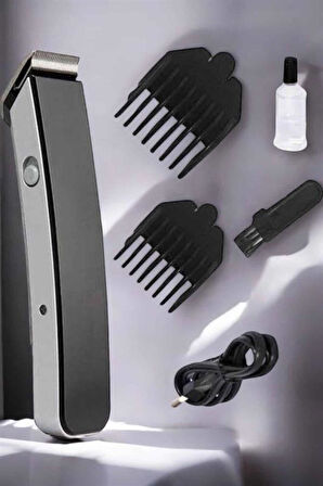 Paslanmaz Çelik Şarjlı Tıraş Makinesi Pratik ve Keskin Performans