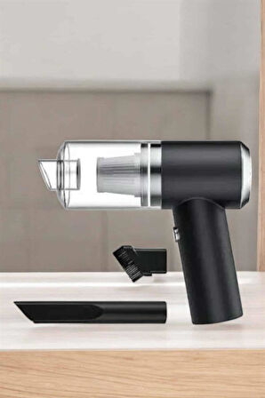 Araç İçi Süpürge Filtreli Şarjlı  Vakumlu Yıkanabilir