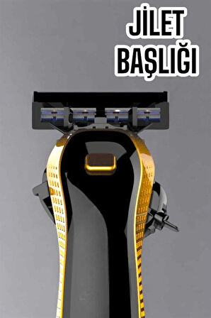 Jilet Başlıklı Tıraş Makine Sinek Kaydı Tıraş Seyahat Tipi Suya Dayanıklı