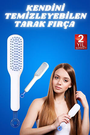 Kendini Temizleyen Tarak Fırça Geri Çekilebilir Evcil Hayvana Uygun Sıkı Diş