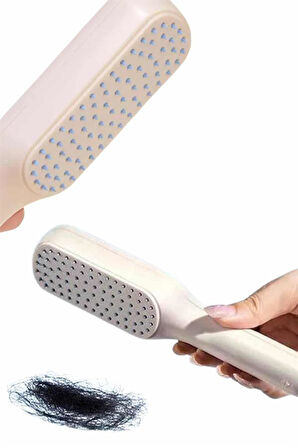 Kendini Temizleyen Tarak Fırça Geri Çekilebilir Evcil Hayvana Uygun Sıkı Diş