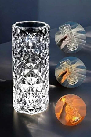 Dokunmatik Kristal Gece Lambası Hediyelik