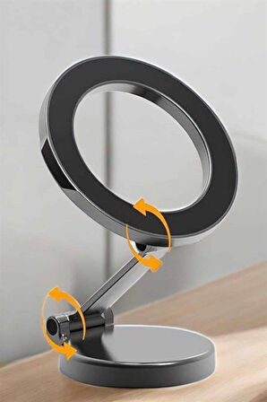 Yeni Nesil Araç İçi Mıknatıslı Telefon Tutacağı Tüm Telefonlara Uyumlu