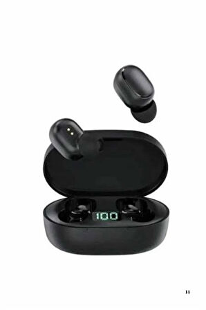 Kulaklık Dijital Göstergeli Bluetooth Bağlantılı Kablosuz Kulak İçi Mikrofonlu Dokunmatik Kontrol