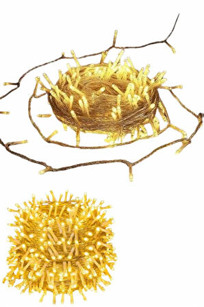 Dekoratif Peri Led 100 Ledli Gün Işığı Pilli 10 Metre Gün Işığı