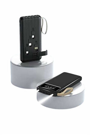 Hızlı Şarj Özellikli 20.000 Mah Dijital Göstergeli USB Girişli Android ve İOS Uyumlu Powerbank