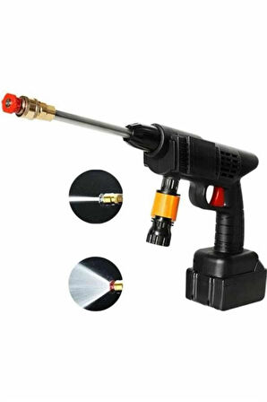 Oto Araba Yıkama Şarjlı Ve Yüksek Basınçlı Oto Yıkama Ve Sulama Tabancası