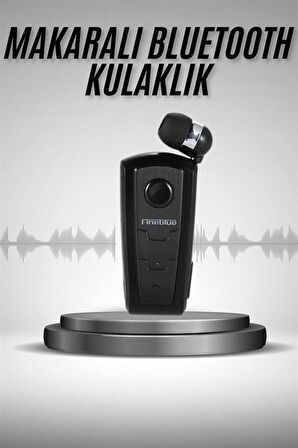 Makaralı Bluetooth Kulakiçi Yaka Kulaklığı Kablosuz Kulaklık
