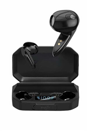 Rgb Işıklı Çift Mikrofonlu Siyah Profesyonel Oyuncu Kulaklığı Kablosuz Kulakiçi