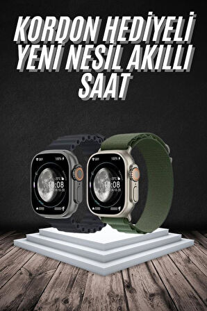 Yeni Nesil Akıllı Kol Saati Nabız Ölçer GPS Uyumlu 49 MM Kasa
