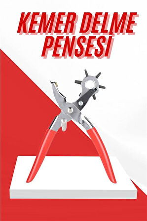 Kemer Delme Pensesi 6 Farklı Boyutta Kemer Delici