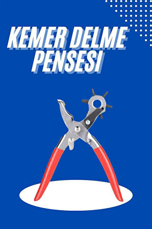 Kemer Delici Kemer Delme Pense Delik Açıcı Şık Aparatı Aparatı