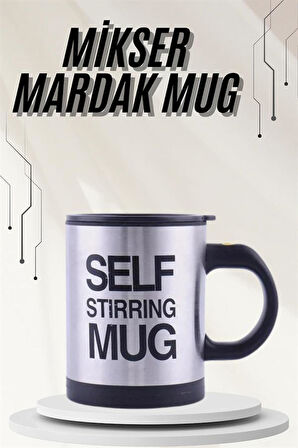 Karıştırıcı Özellikli Mikser Kupa Bardak Termos Bardak