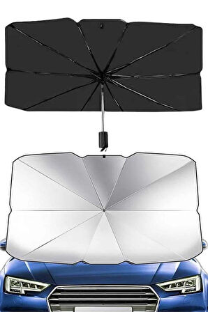 Taşınabilir Oto Cam Güneşliği Katlanabilir Tüm Araçlara Uyumlu Güneş Gölge Koruyucu