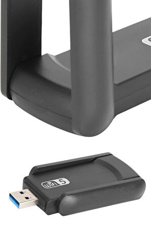 Mbps Wifi Alıcı Kablosuz Wifi Adaptörü Çift Band Çift Antenli