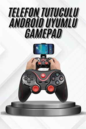 Yeni Nesil X3 Gamepad Android Uyumlu Telefon Tutucu Özellikli Joystick