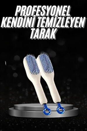 Kendi kendini Temizleyebilen Hijyenik Saç Fırçası Anti-Statik Teknoloji