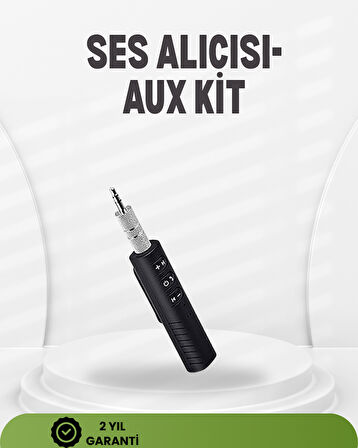 Kablosuz Ses Çözümü – 3.5mm Jaklı Bluetooth Müzik Alıcısı