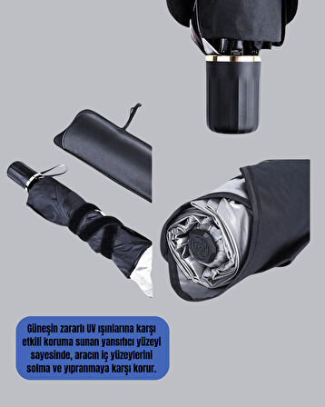 Dayanıklı UPE Alaşımlı Şemsiye Tipi Araç Güneşliği - Kolay Katlanır