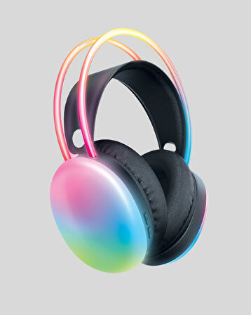 Type-C Şarjlı RGB Işıklı Bluetooth Oyuncu Kulaklığı